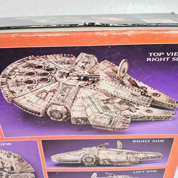 95 Star Wars Millennium Falcon 3D 857 Piece Foam Puzzle Milton Bradley Complete - Picture 5 of 16
